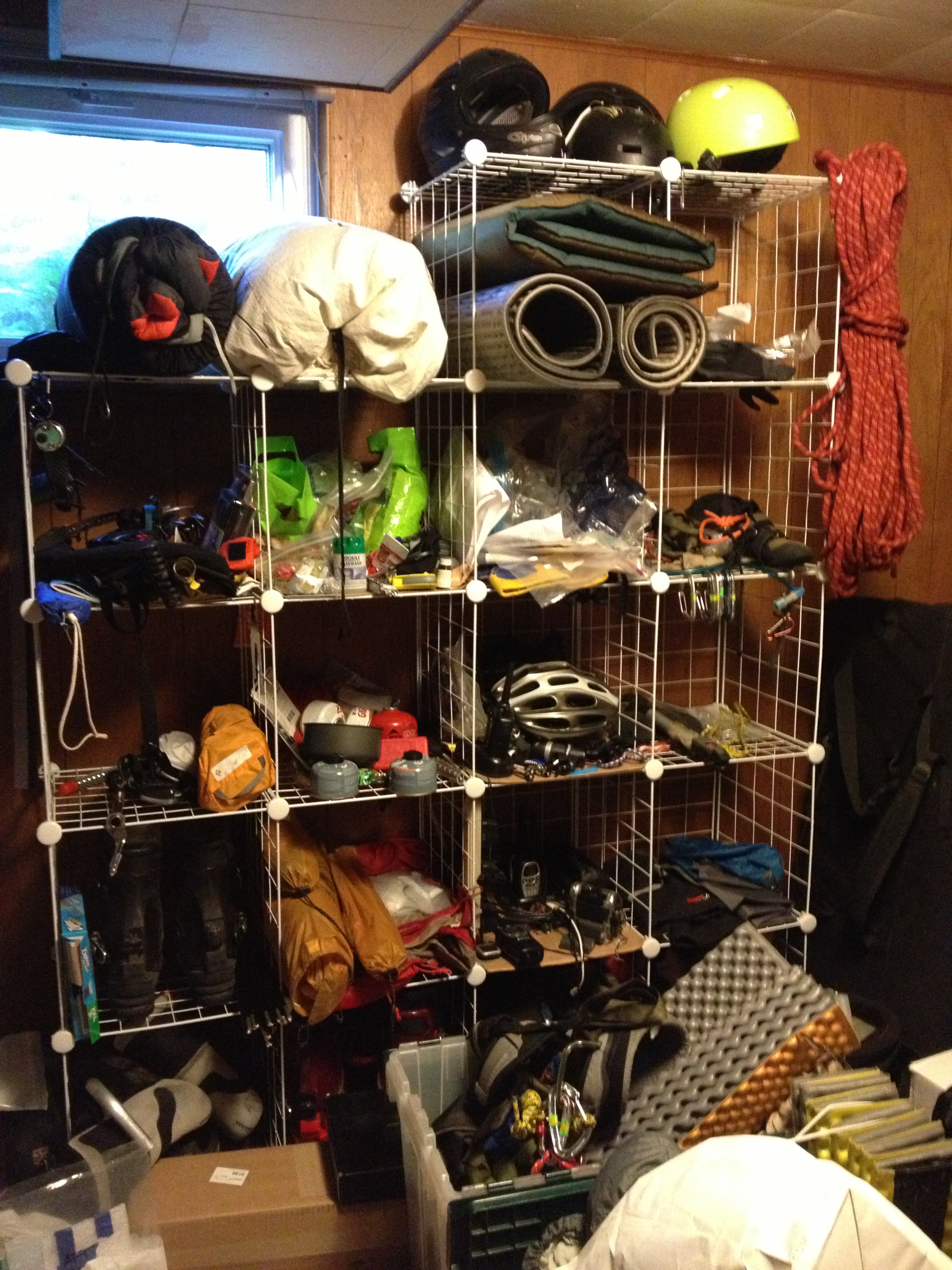 Gear Room with lots of gear