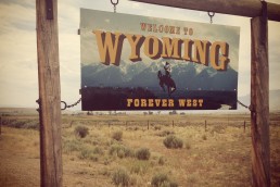 Welcome to Wyoming State Sign