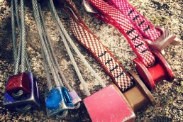 a small climbing rack