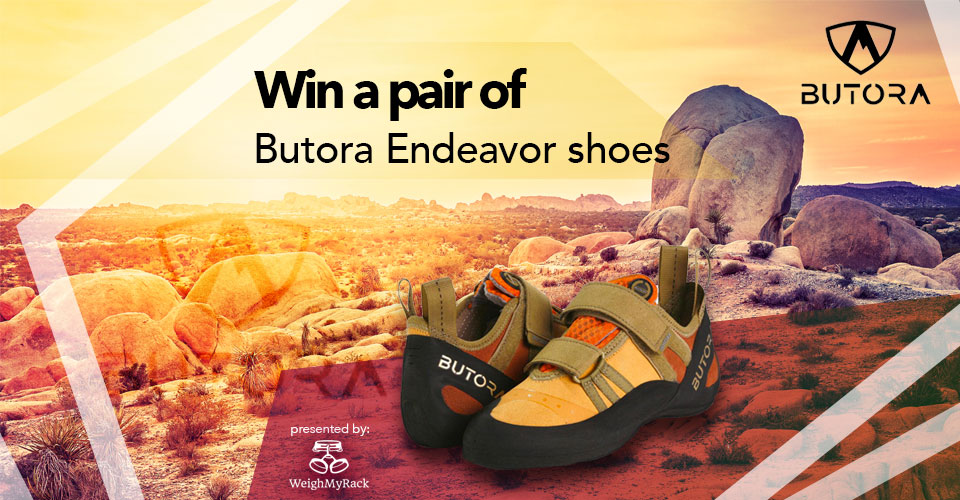Win a pair of Butora Endeavor climbing shoes