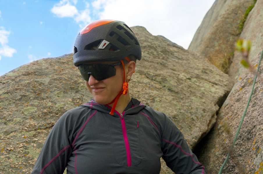 A hybrid helmet.