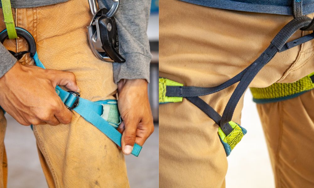 adjustable leg loops